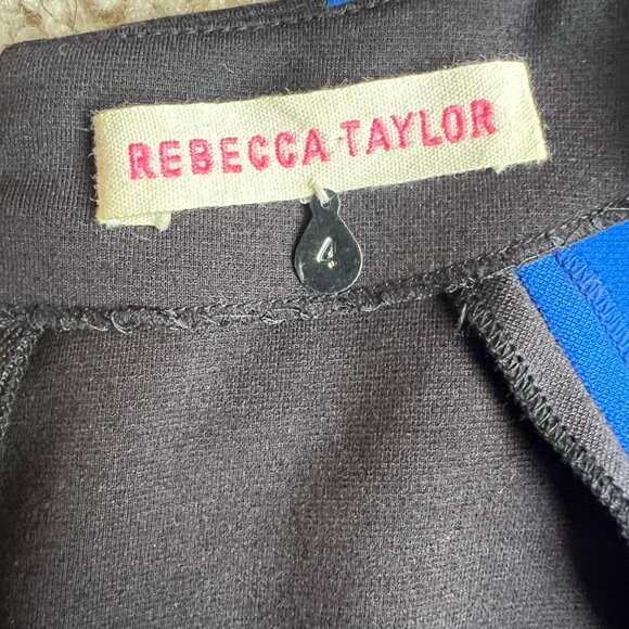 Rebecca Taylor Black Fit & Flare Dress – Size 4 - Picture 8 of 8